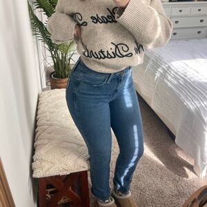 PAIGE Light Blue Straight Jeans